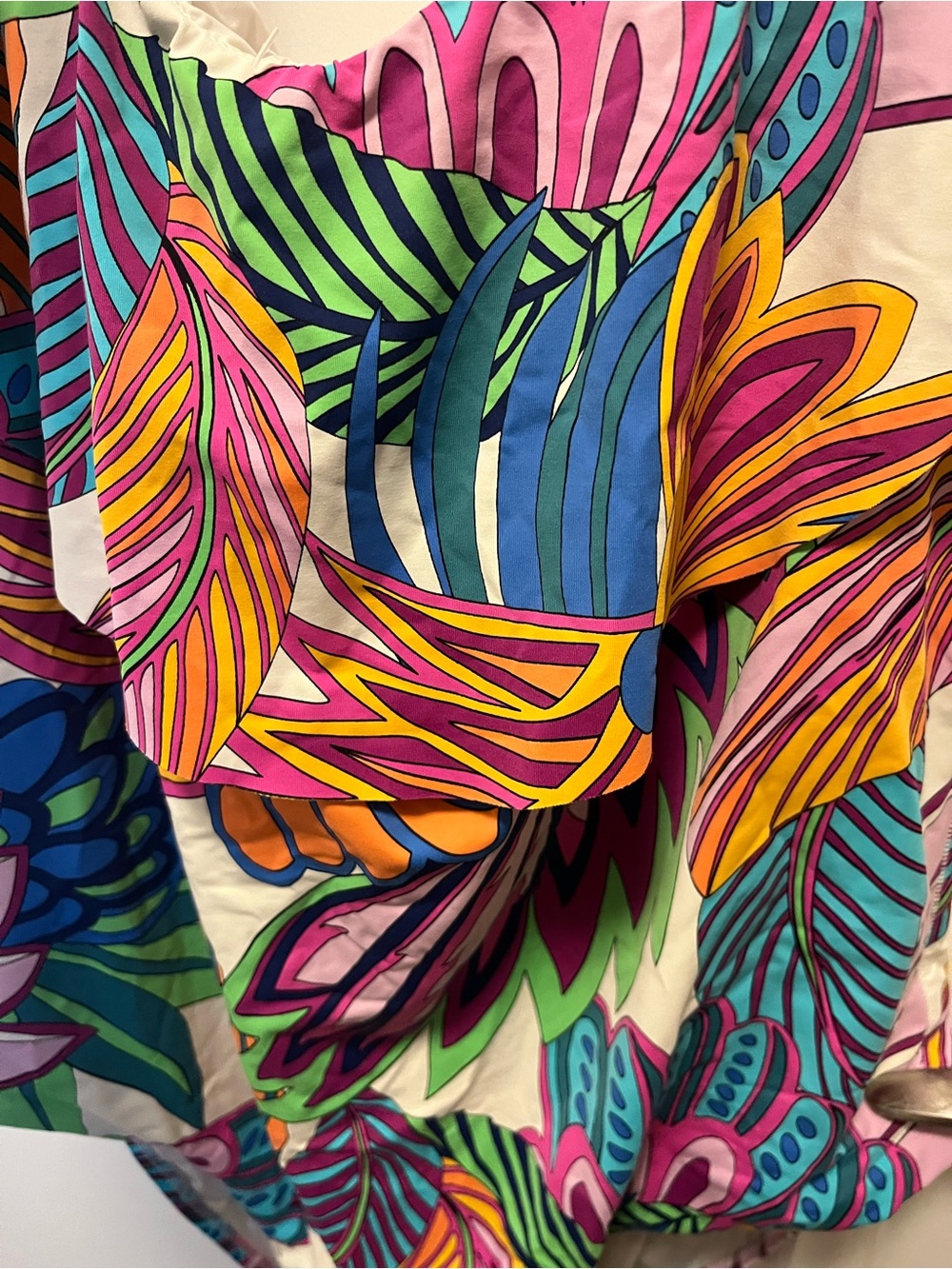 Trina Turk Multicolor Floral One-Piece Swimsuit Pucci Inspired - Picture 3 of 6